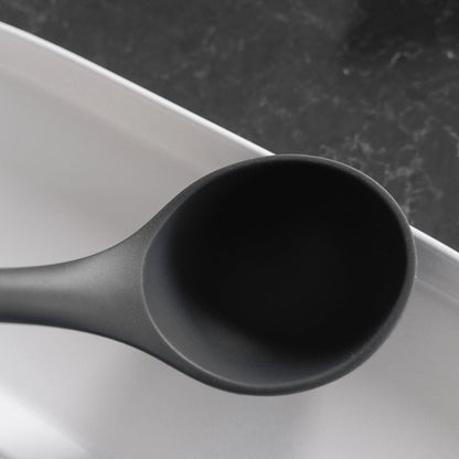 Beechwood & silicone ladle charcoal V915-KU0253