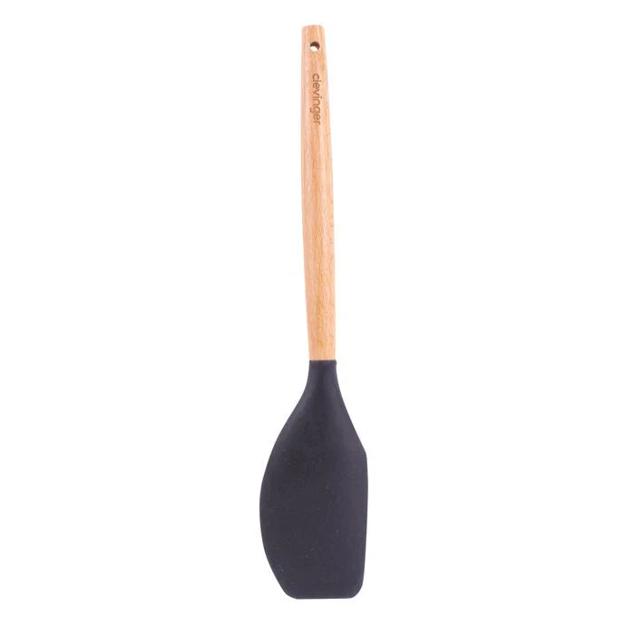 Beechwood & silicone spatula charcoal V915-KU0255