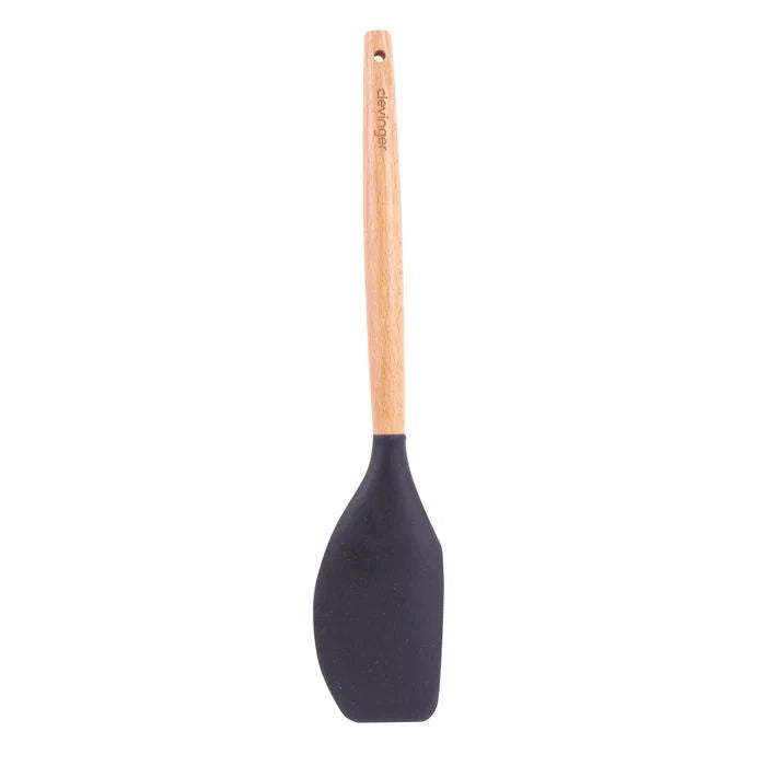 Beechwood & silicone spatula charcoal V915-KU0255