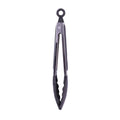 Stainless steel & silicone tongs charcoal V915-KU0258