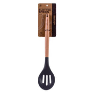 Beechwood & silicone slotted spoon charcoal V915-KU0261