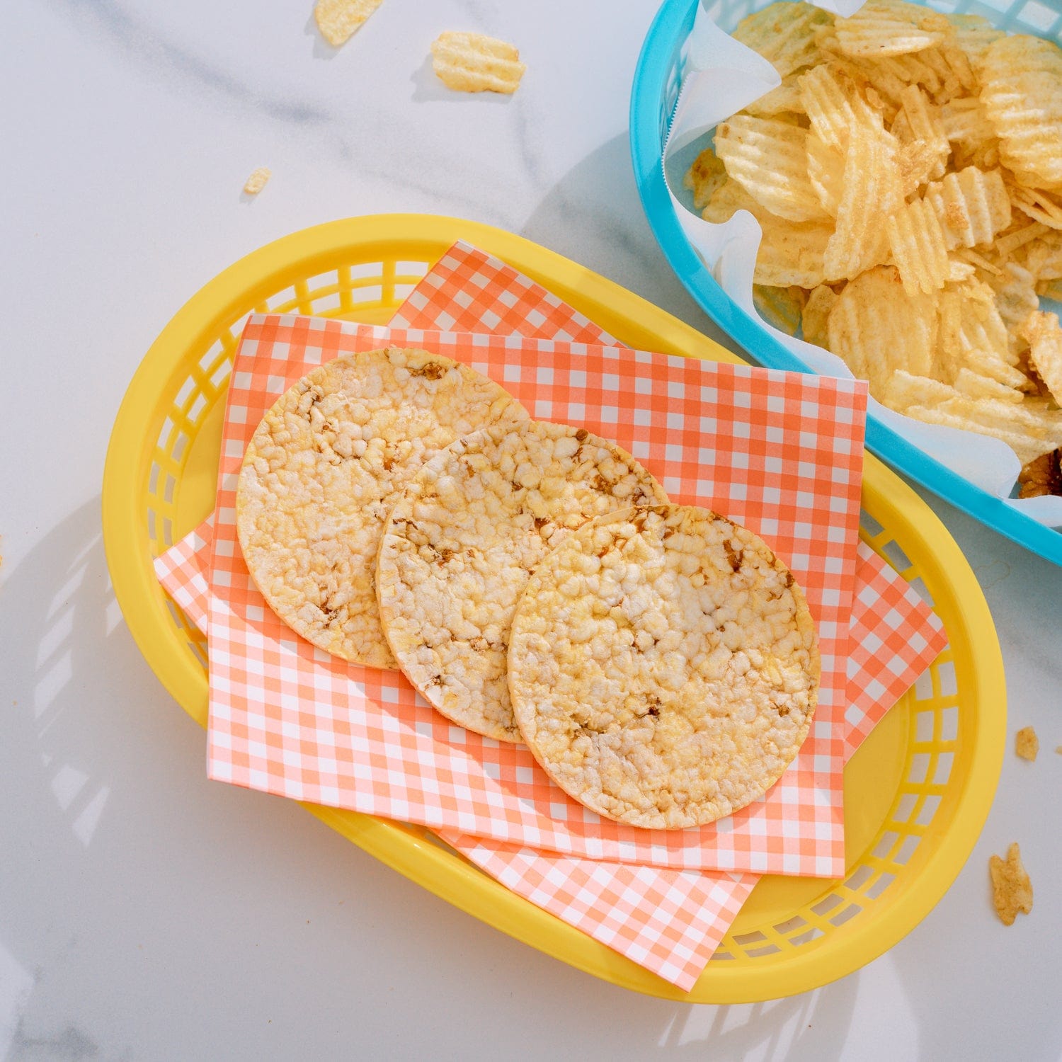 Cook Easy Set of 3 Oval Plastic Snack Baskets V915-KU0280