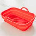 Collapsible Silicone Air Fryer Oven Microwave Liner Rectangle V915-KU0283