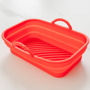 Collapsible Silicone Air Fryer Oven Microwave Liner Rectangle V915-KU0283