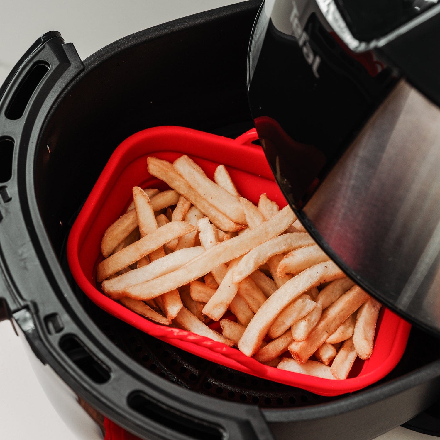 Collapsible Silicone Air Fryer Oven Microwave Liner Rectangle V915-KU0283
