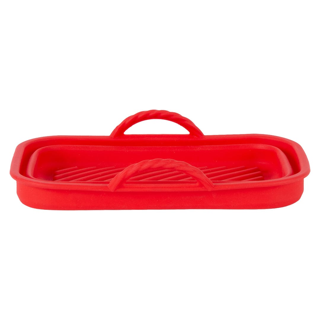 Collapsible Silicone Air Fryer Oven Microwave Liner Rectangle V915-KU0283