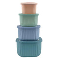 Cook Easy 4PC Square Nested Food Storage Set V915-KU0317