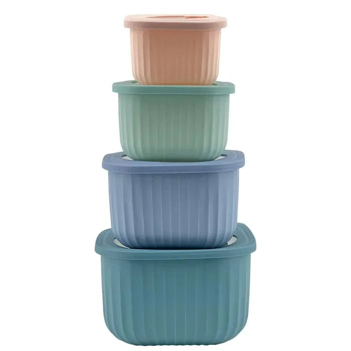 Cook Easy 4PC Square Nested Food Storage Set V915-KU0317