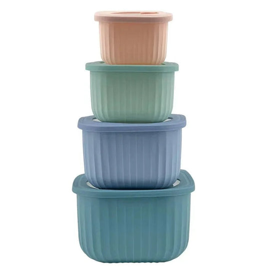 Cook Easy 4PC Square Nested Food Storage Set V915-KU0317