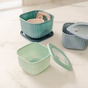 Cook Easy 4PC Square Nested Food Storage Set V915-KU0317