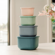 Cook Easy 4PC Square Nested Food Storage Set V915-KU0317