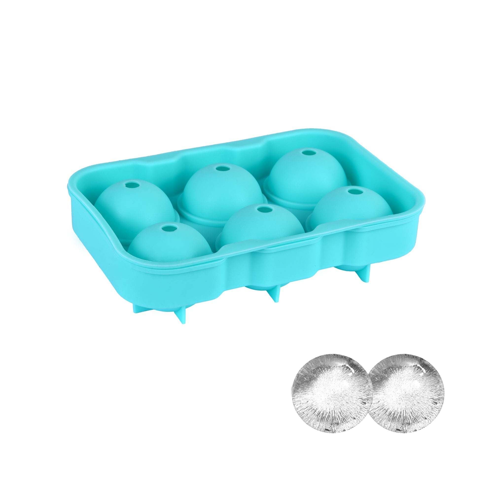 Easy Pop Silicone 6 Sphere Ice Cube Tray V915-KU0324