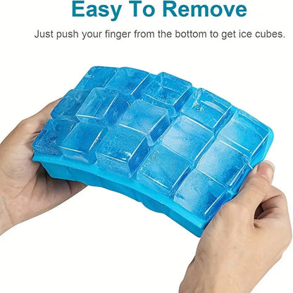 15 Grids Silicone Ice Tray Cube Molds V915-KU0325
