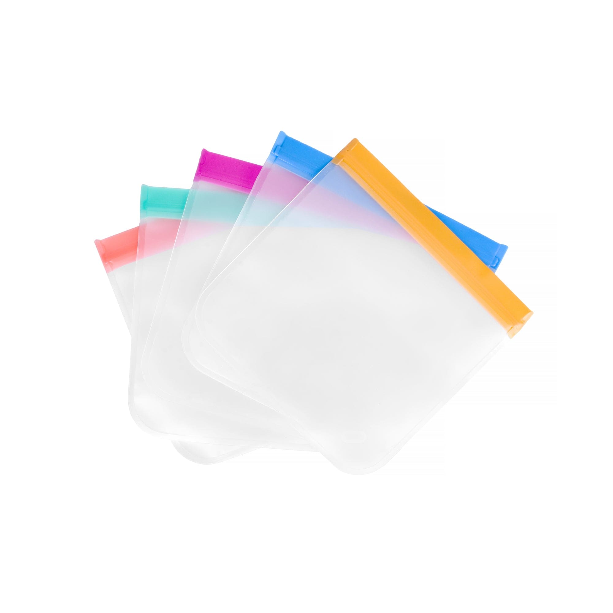 Set of 5 Ziplock Reusable Eco Friendly Bags V915-KU0335