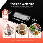 5KG Digital Glass Kitchen Scale V915-KU0339