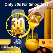 400ml USB-C Rechargeable Portable Juicer with Travel Lid - Personal Blender for Smoothies & Shakes V915-KU0366