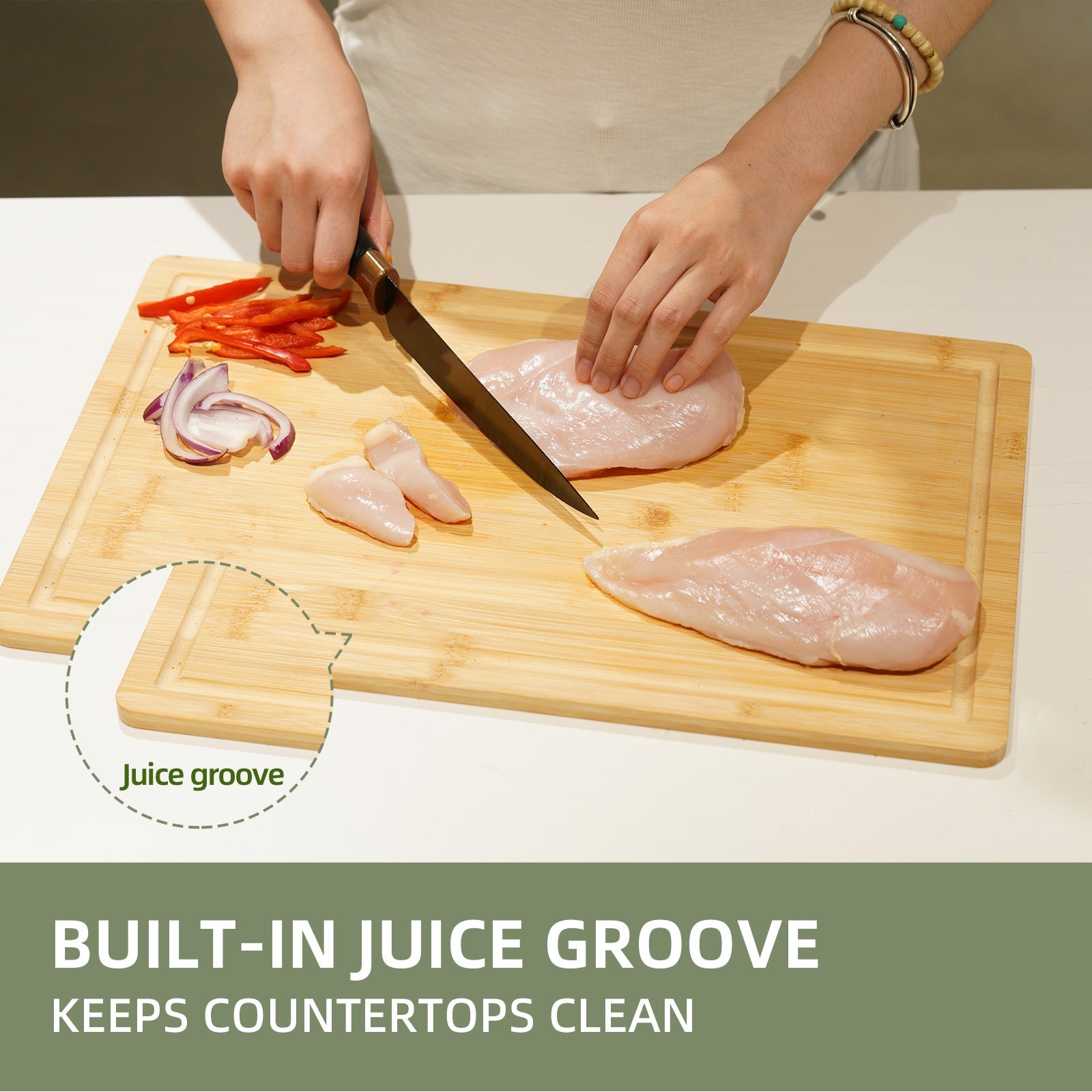3 Pcs Bamboo Cutting Board V915-KU0370