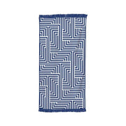 Rectangular Quick Dry Beach Towel with Tassel V915-LD0001-BL