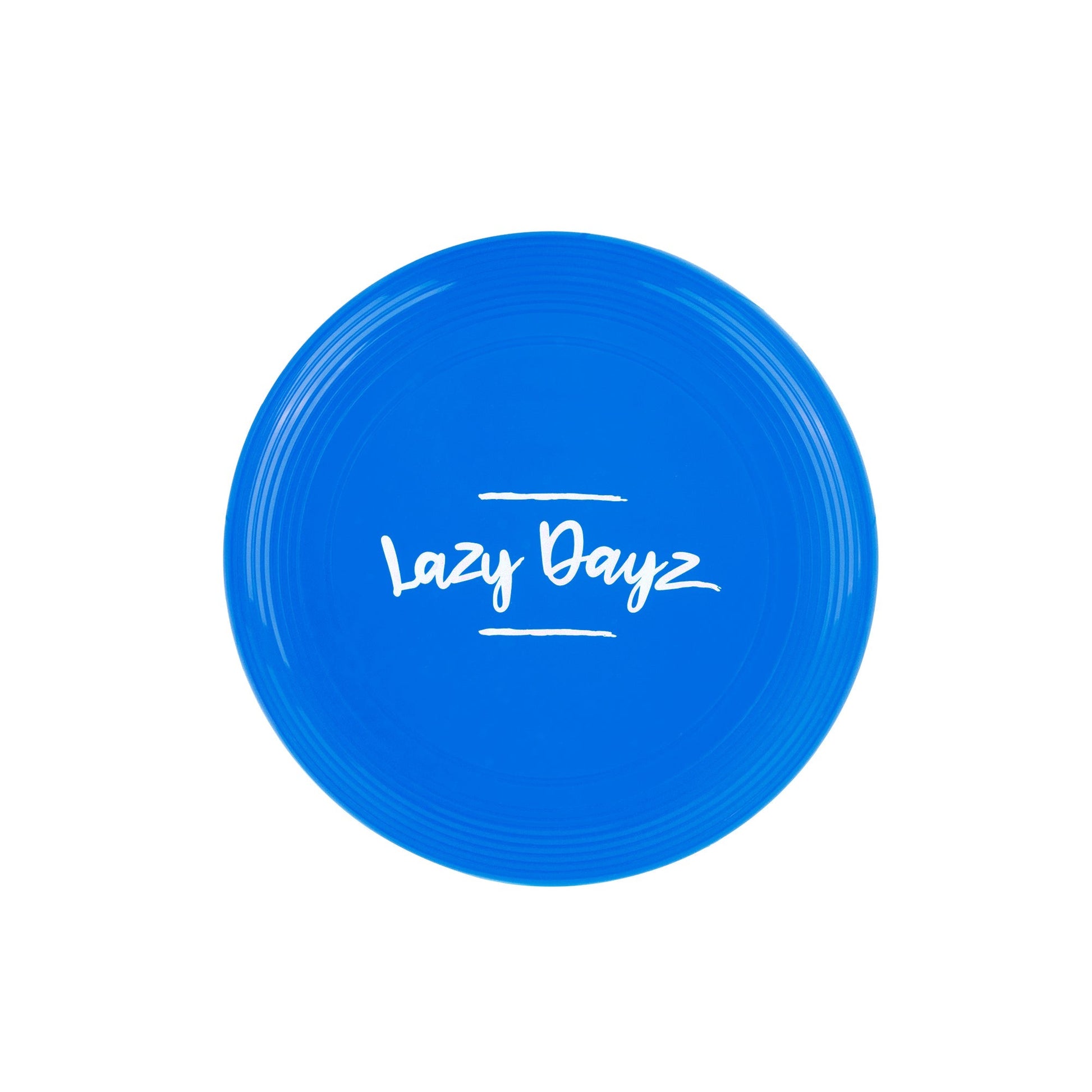 28cm Lazy Dayz Jumbo Neon Beach Frisbee - Blue V915-LD0019-BL