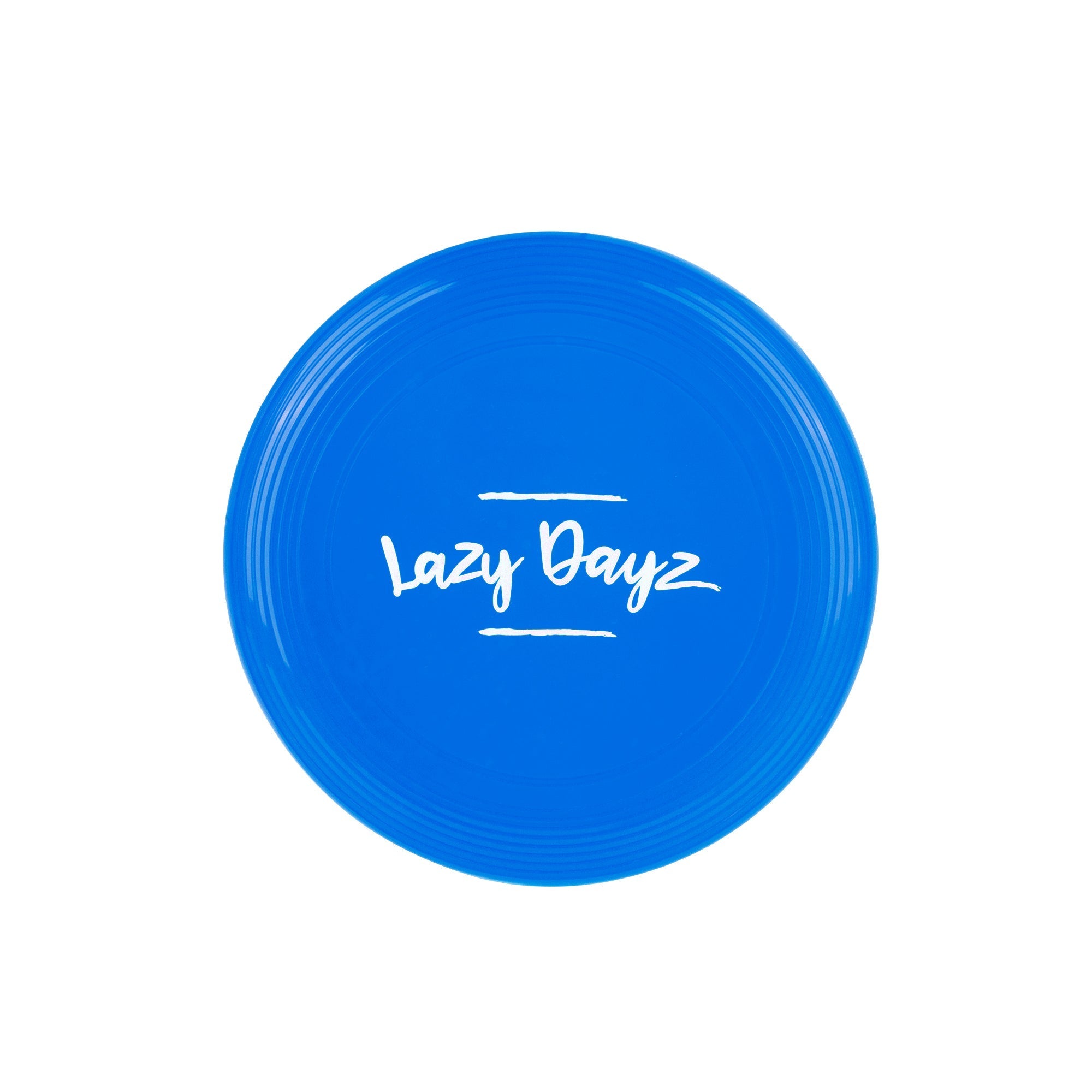 28cm Lazy Dayz Jumbo Neon Beach Frisbee - Blue V915-LD0019-BL