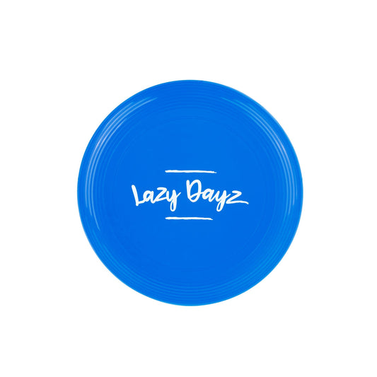 28cm Lazy Dayz Jumbo Neon Beach Frisbee - Blue V915-LD0019-BL
