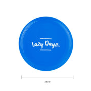 28cm Lazy Dayz Jumbo Neon Beach Frisbee - Blue V915-LD0019-BL