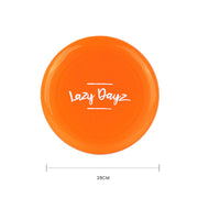 28cm Lazy Dayz Jumbo Neon Beach Frisbee - Orange V915-LD0019-OR