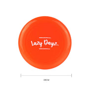 28cm Lazy Dayz Jumbo Neon Beach Frisbee - Red V915-LD0019-RD