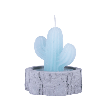 4Pcs/set Simulation Plant Cactus Candle Tea Light Home Decor Table Tealight Mini V915-LD0045X4