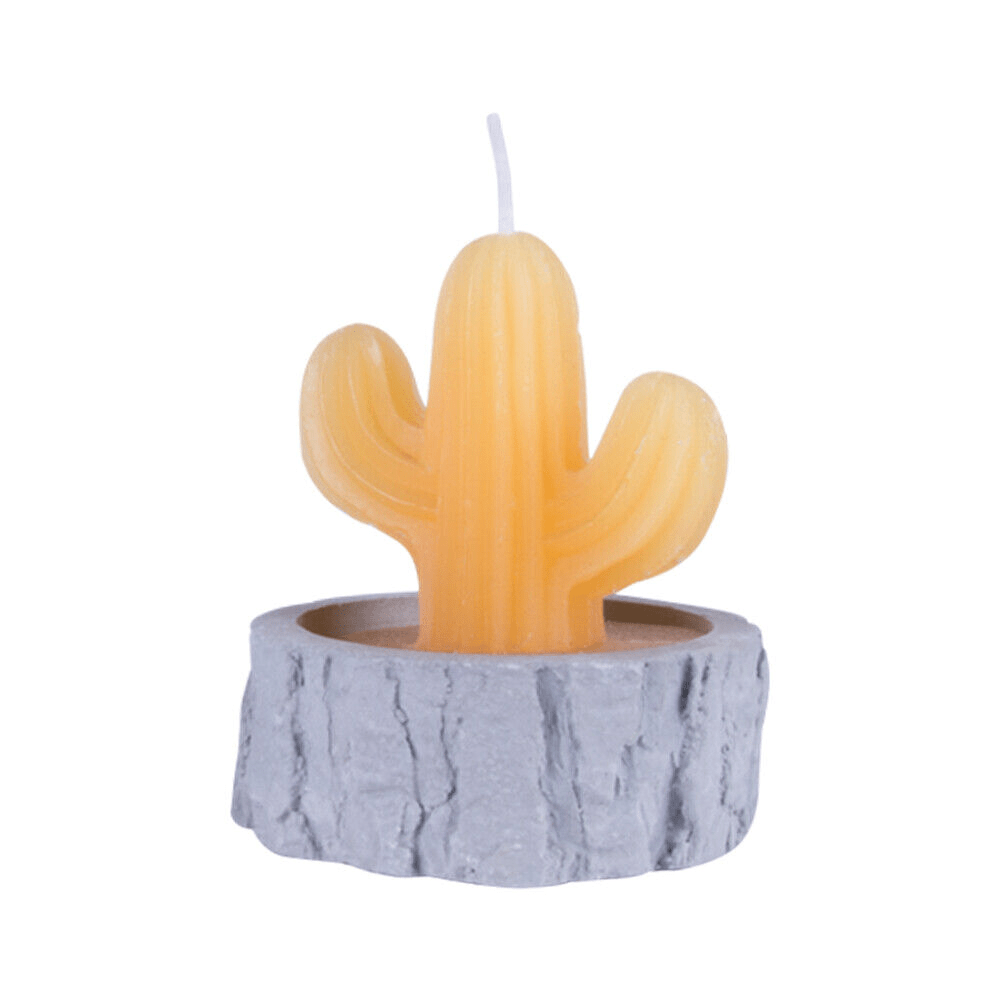 4Pcs/set Simulation Plant Cactus Candle Tea Light Home Decor Table Tealight Mini V915-LD0045X4