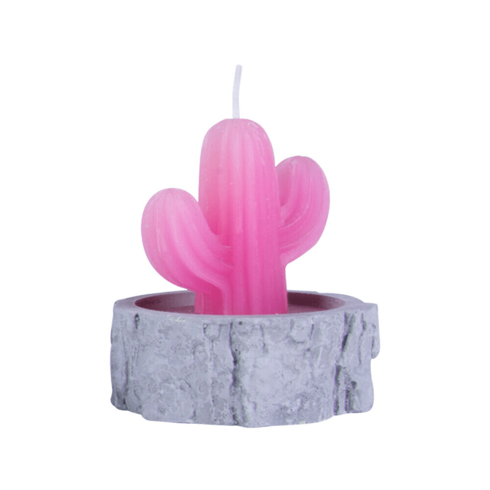 4Pcs/set Simulation Plant Cactus Candle Tea Light Home Decor Table Tealight Mini V915-LD0045X4