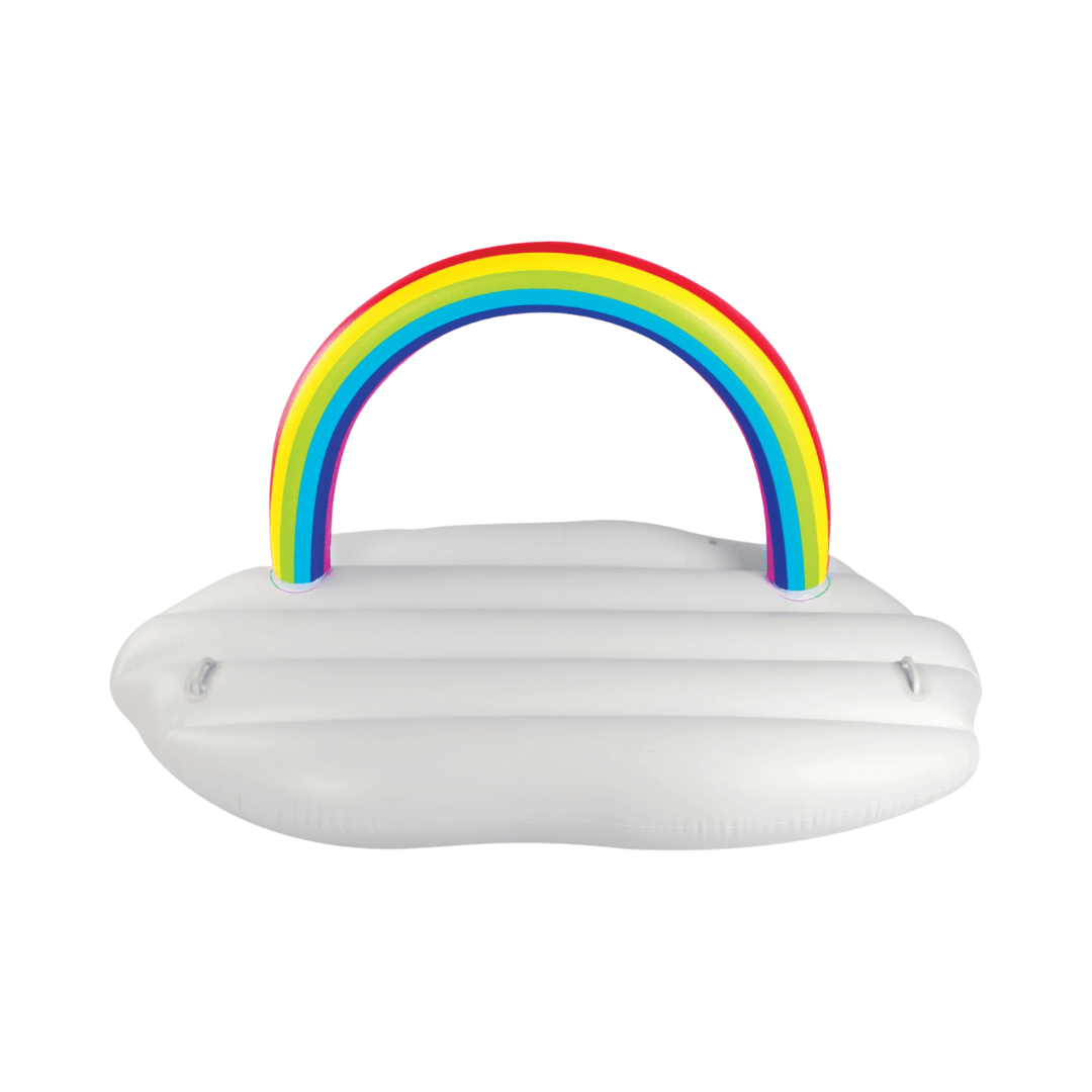 Lazy Dayz Inflatable Rainbow Cloud Float 185cm V915-LD0067