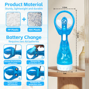 Lazy Dayz Water Spray Fan - Pink V915-LD0078-PK