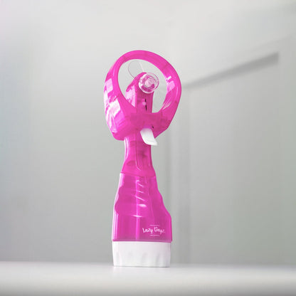 Lazy Dayz Water Spray Fan - Pink V915-LD0078-PK