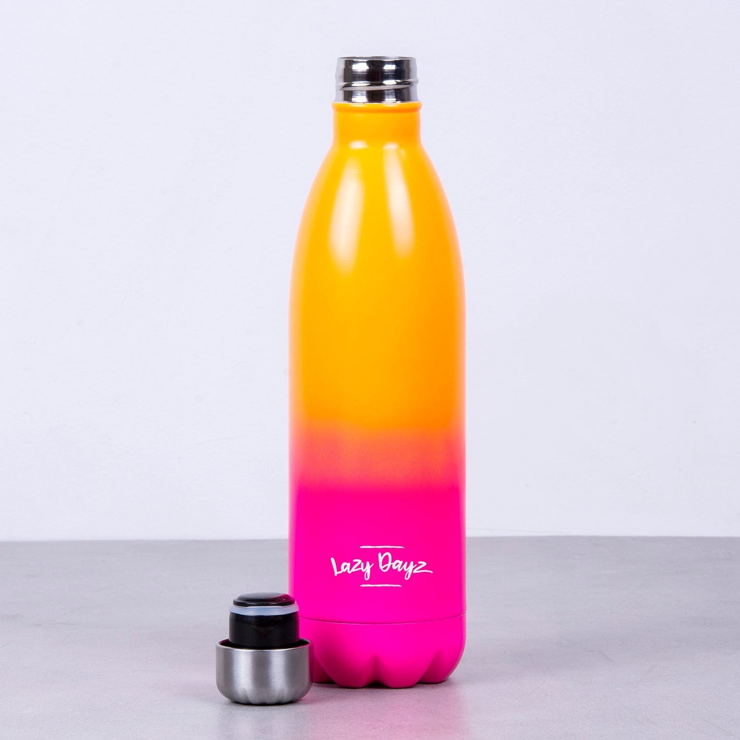 Lazy Dayz Jumbo Drink Bottle 1L - Orange Pink Ombre V915-LD0104-OP
