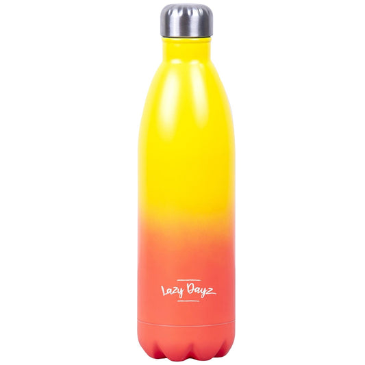 Lazy Dayz Jumbo Drink Bottle 1L - Yellow Peach Ombre V915-LD0104-YO