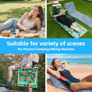Lazy Dayz Fold Up Beach Lounger - Mossman V915-LD0121-MO