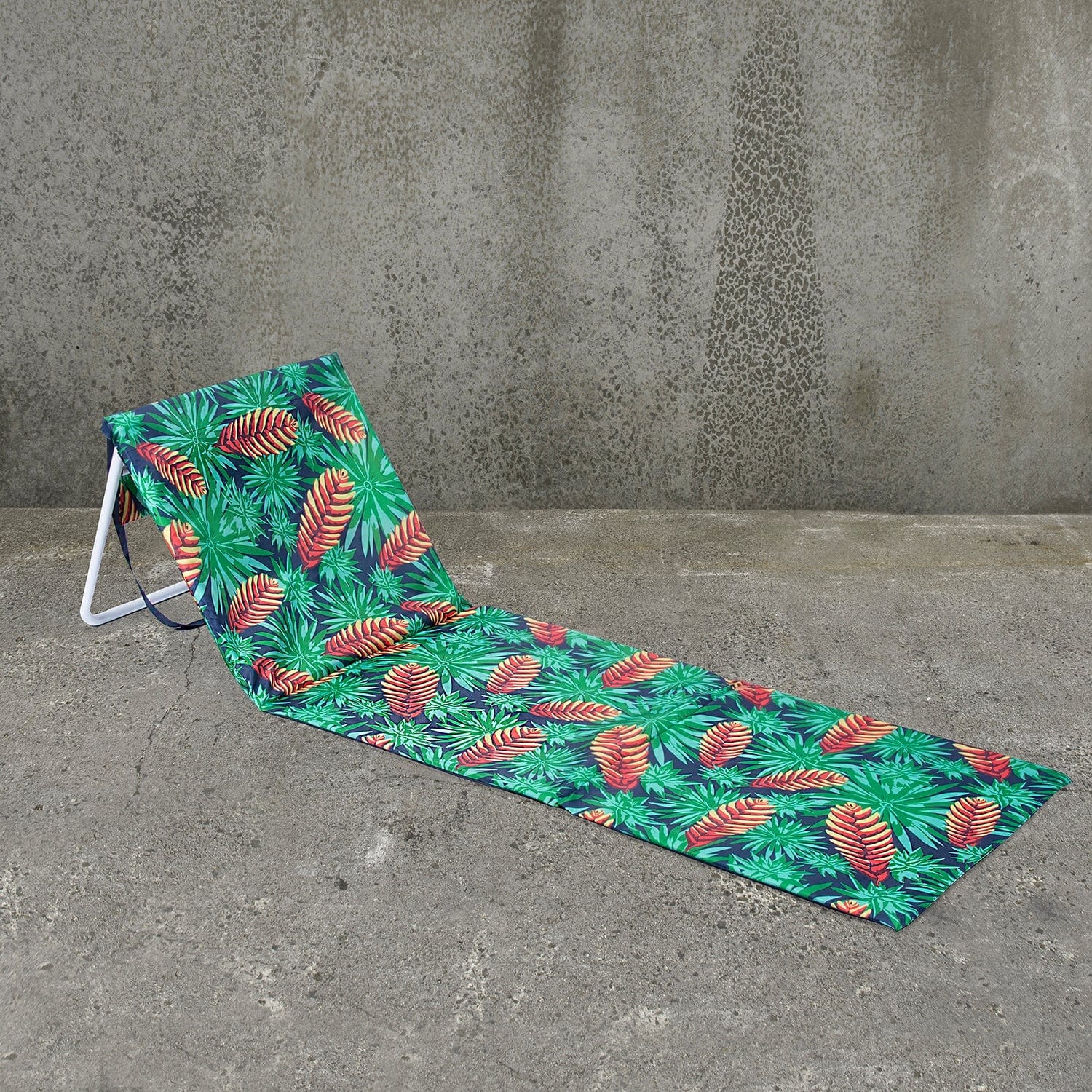 Lazy Dayz Fold Up Beach Lounger - Mossman V915-LD0121-MO