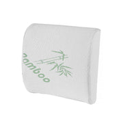 2 x Bamboo Memory Foam Lumbar Support Cushion V915-MB0002X2