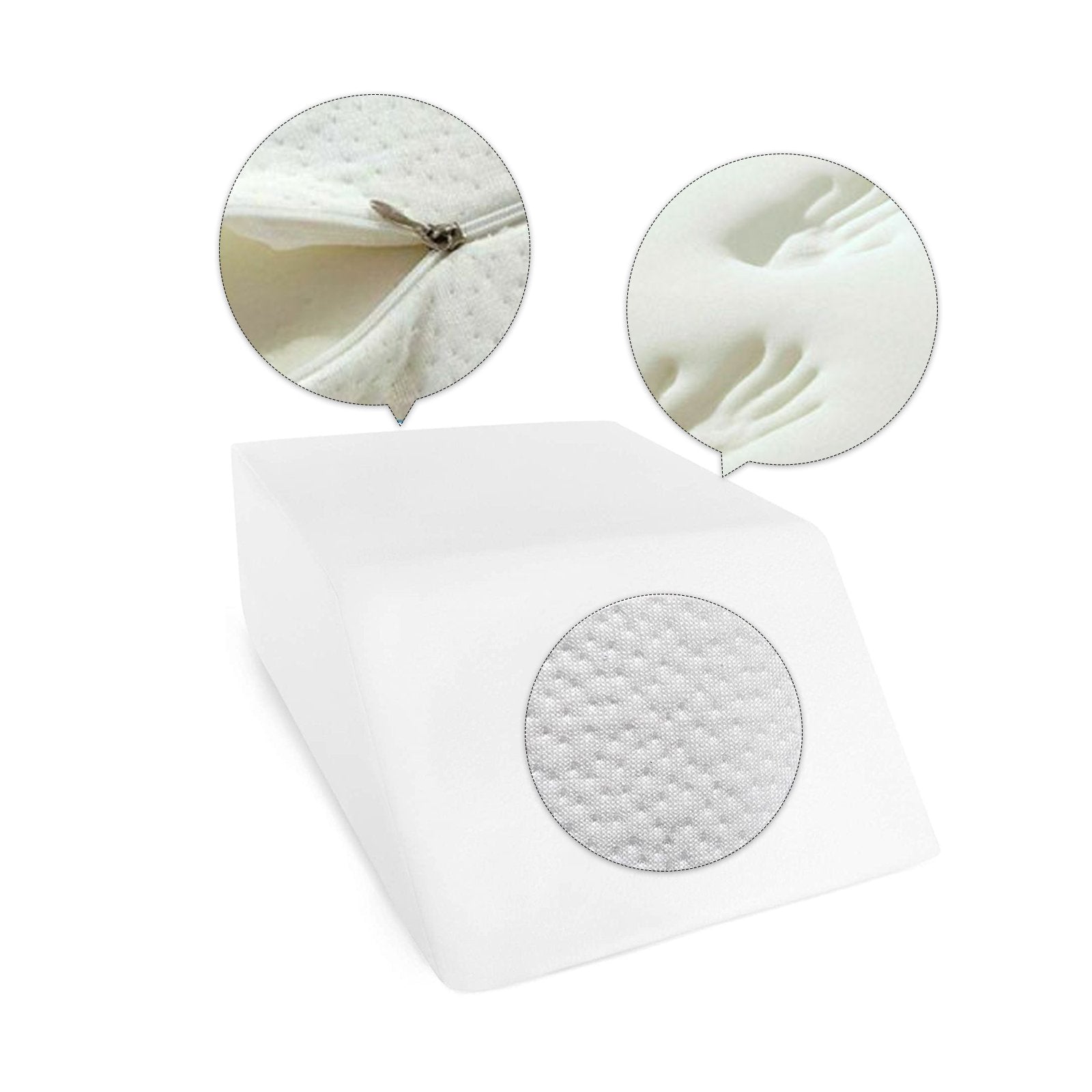 Memory Foam Bed Wedge Leg Support Elevation Pillow V915-MB0005