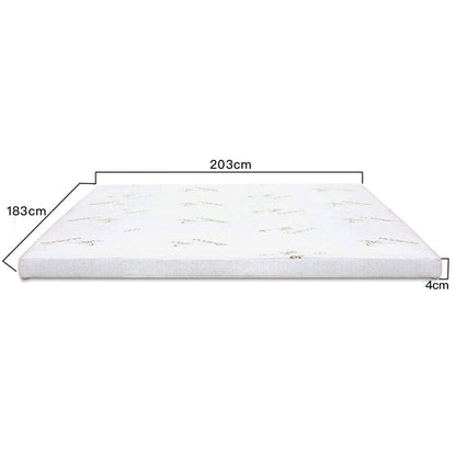 4cm Memory Foam Mattress Topper with Bamboo Cover - King V915-MB0011
