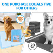 200pcs Dog Absorbent Training Pad 60 x 60 cm V915-MB0045X2