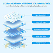 200pcs Dog Absorbent Training Pad 60 x 60 cm V915-MB0045X2
