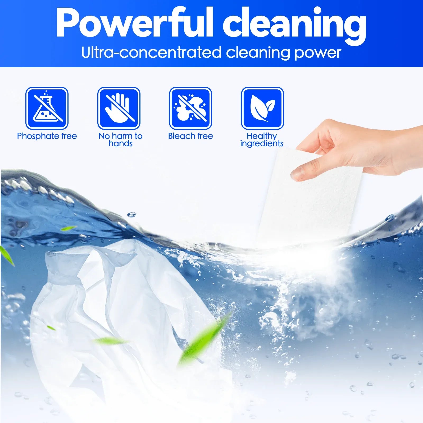 300 Pcs Ultra-Concentrated Eco-Friendly Laundry Detergent Sheets - Plastic-Free, Pre-Measured, No Mess V915-MB0047X3