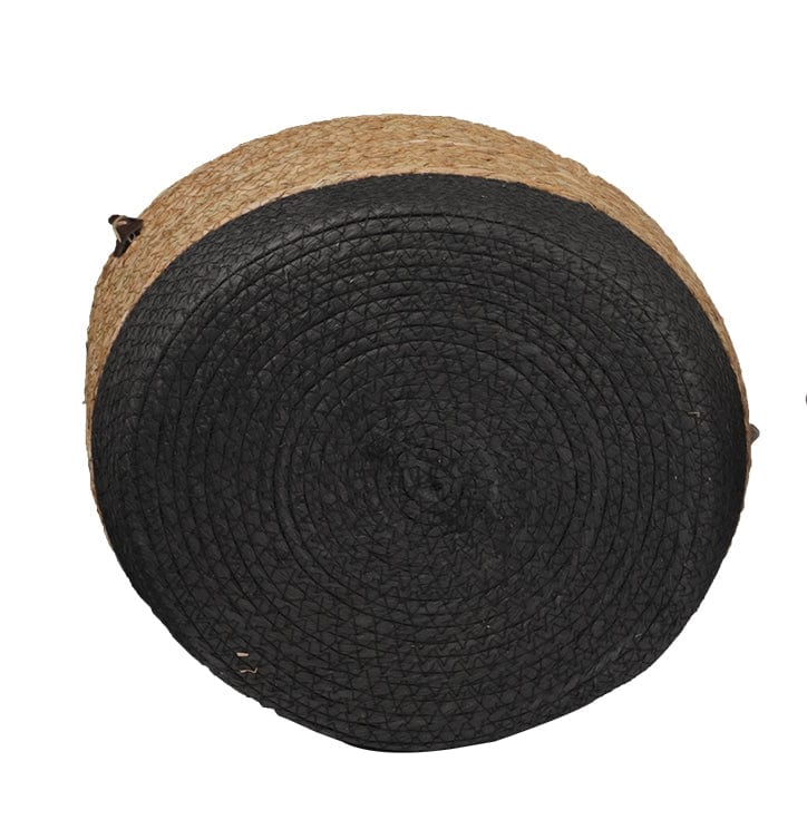3 Piece Cotton Rope Stripe Carry Handles Storage Baskets Set V915-MB0049