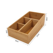 Bamboo Storage Box with 4 Slots V915-MB0063