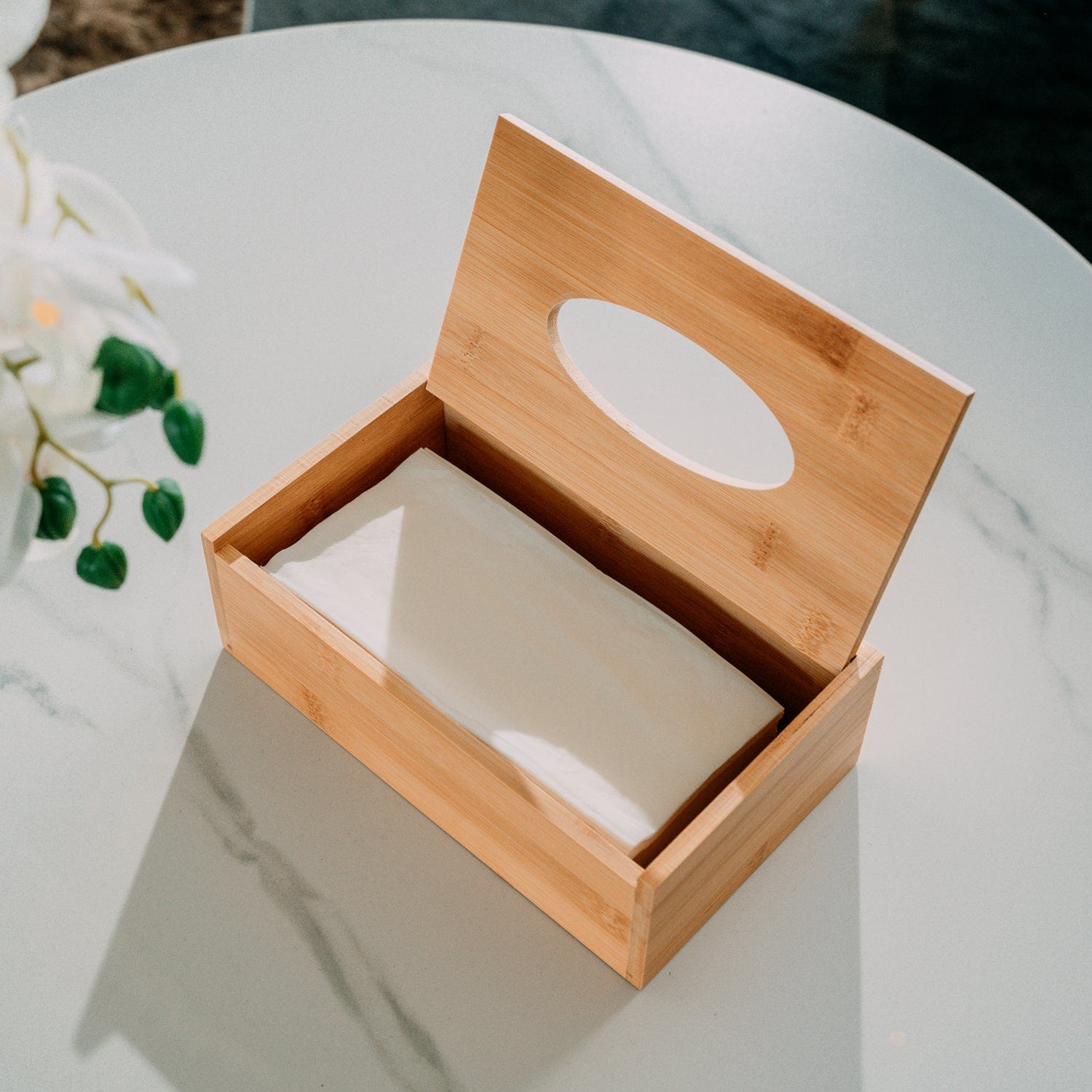 Bamboo Tissue Box V915-MB0068