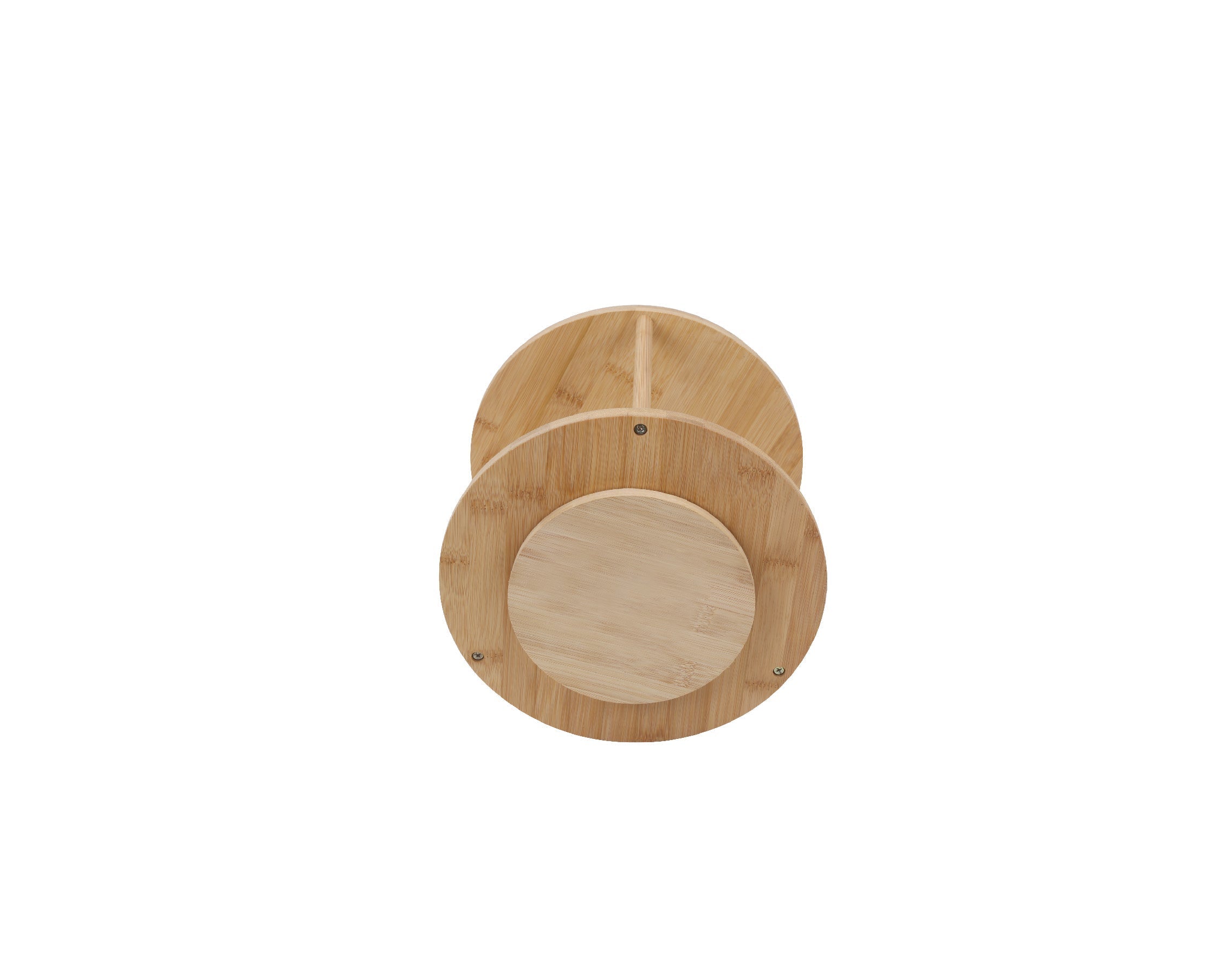 Bamboo Lazy Susan Turntable 2 Tiers V915-MB0071