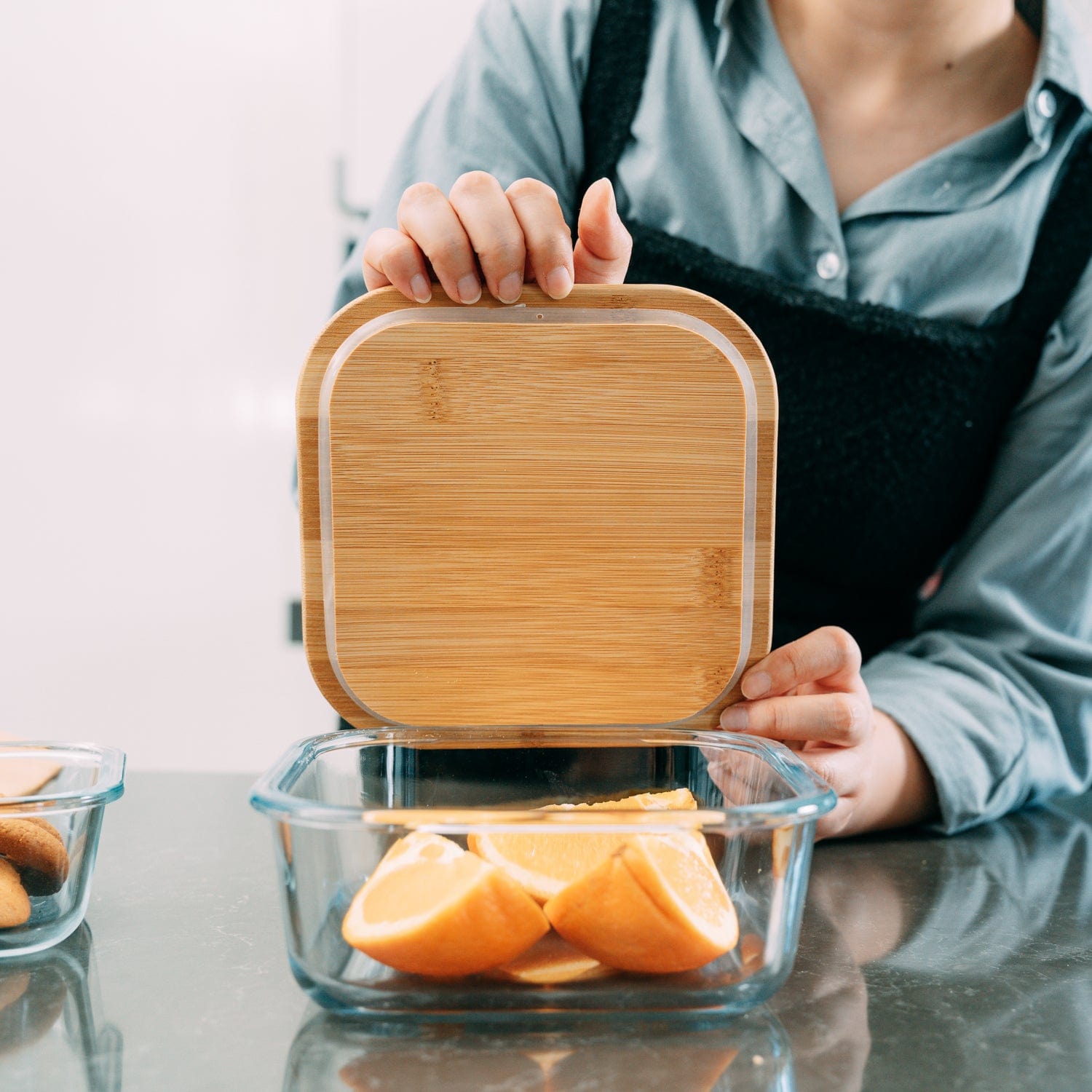 Bamboo Food Container - Large V915-MB0079