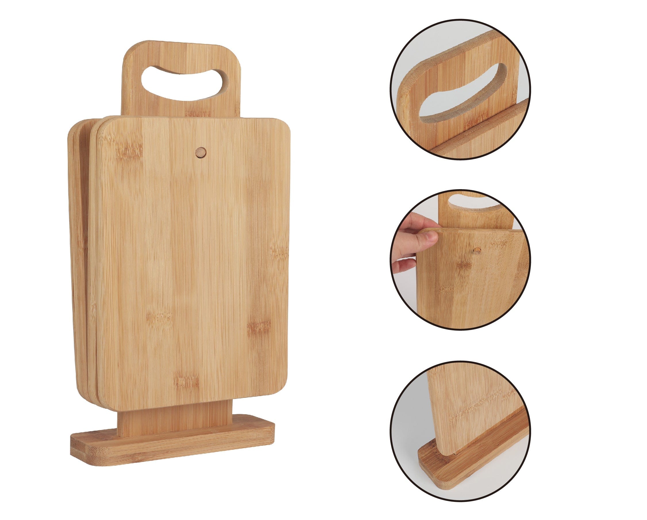 4 Piece Chopping Block Set With Display V915-MB0082